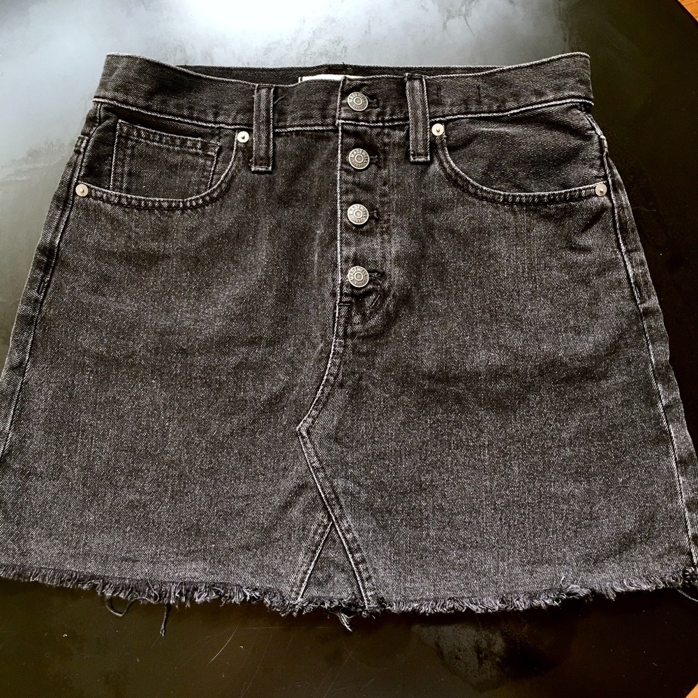 Madewell Raw Hem Skirt